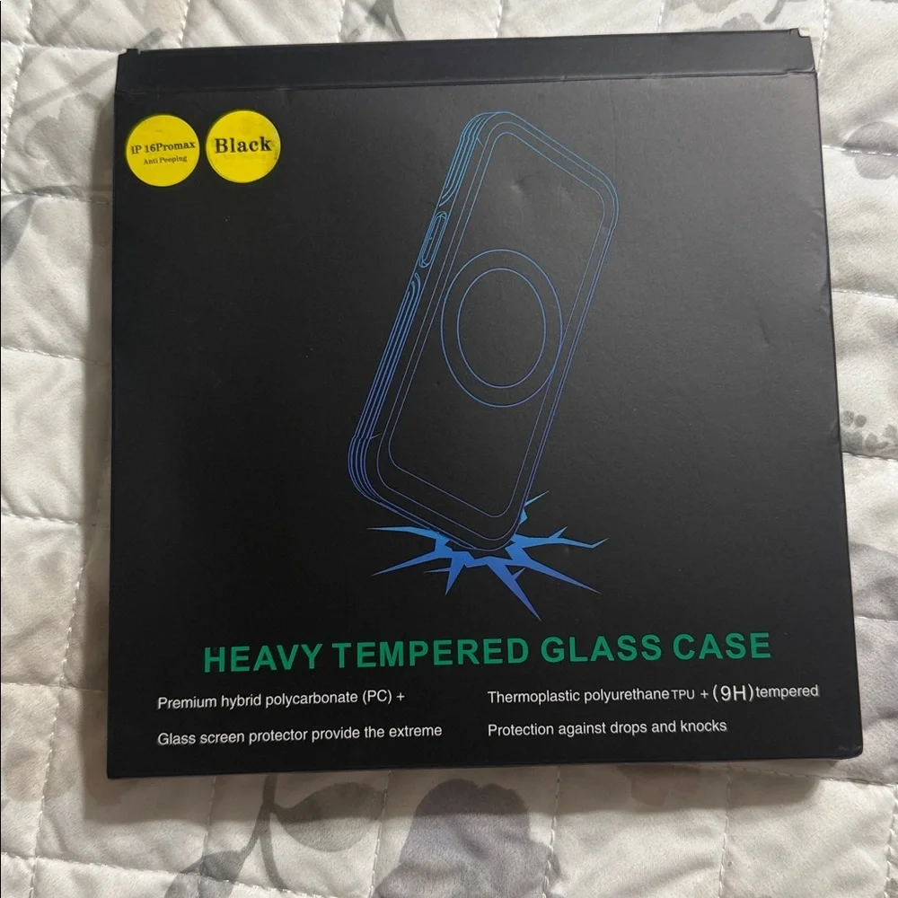 Black Phone Case for 16 pro max